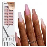 BTARTBOXNAILS XCOATTIPS BARE 5-SHADE NUDE PRESS ON