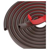 BROWN RUBBER WEATHER STRIPPING DOOR SEAL STRIP, D