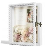ALSONERBAY 8X10 WOOD SHADOW BOX FRAME WITH TWIST S