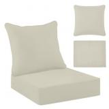 TINGJOO 1 SET 24X24X4 INCH OUTDOOR CHAIR CUSHIONS