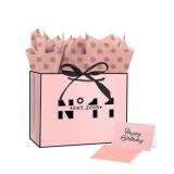 RANFASHIONG LARGE 13" PINK 11TH BIRTHDAY GIFT BAG