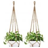 MKONO 43 INCH MACRAME PLANT HANGER INDOOR HANGING