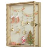 LOVE-KANKEI LARGE DEEP SHADOW BOX 13X16,SOLID WOOD