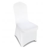 50 PIECES WHITE CHAIR COVERS - VERSATILE STRETCH P