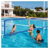 15X3FT POOL VOLLEYBALL NET FOR INGROUND POOLS WITH