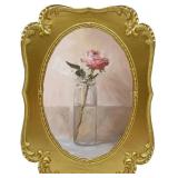 SIKOO 4X6 VINTAGE OVAL PICTURE FRAME ANTIQUE GOLD
