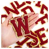 WAYDRESS 26 PCS CHENILLE LETTER IRON ON PATCHES 2.