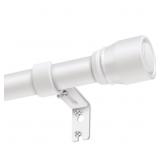 CURTAIN RODS 30 TO 144 INCH 2 PACK HEAVY DUTY ADJU