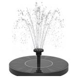 SOLAR FOUNTAIN, 1.5W SOLAR BIRD BATH FOUNTAINS PUM