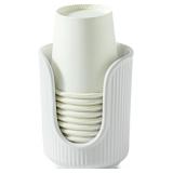 DOBBYBY CERAMIC BATHROOM CUP DISPENSER WITH STYLIS