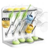 LIFEWIT 10-HOOKS BABY BOTTLE DRYING RACK FOR COUNT