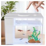 MINI FISH TANK BETTA AQUARIUM STARTER KITS MULTIFU
