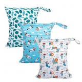 BABYGOAL WET DRY BAGS FOR BABY CLOTH DIAPERS, WASH