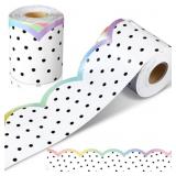 GUEEVIN 65 FT POLKA DOTS BULLETIN BOARD BORDERS BL