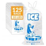 RELI. PLASTIC ICE BAGS 10 LB (125 PACK) COTTON DRA