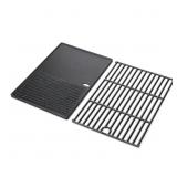 UTHEER CAST IRON GRILL GRATES & GRIDDLE COMBO FOR