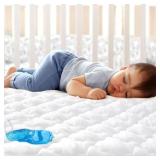 CRIB MATTRESS PROTECTOR SHEETS FITTED WATERPROOF M