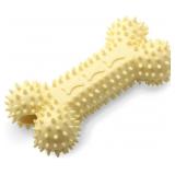DOG CHEW TOY BONE ï¿½ DURABLE RUBBER TEETH CLEANING