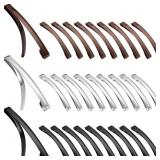 HOTOP 30PCS HAIR BARRETTES, SLIDEBLACK,SILVER,BROW