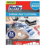 HEFTY SHRINK-PAK VACUUM STORAGE BAGS - SPACE SAVER