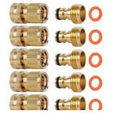 HOSE QUICK CONNECT, 3/4 INCH BRASS QUICK CONNECT H