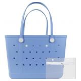 JUYEESM X LARGE RUBBER TOTE BAG FOR BOAT, BEACH, P
