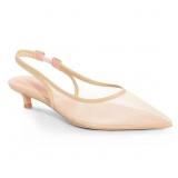 KITTEN HEEL PUMP SHOES MESH HEELS FOR WOMEN POINTE
