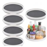 SET OF 6, 12 INCH NON-SKID LAZY SUSAN TURNTABLE, L