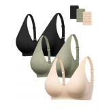 ANGELHOOD DEEP V SEAMLESS JELLY BRAS FOR WOMEN, WI