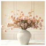 ARTIFICIAL FLOWERS FOR VASE - 12 STEMS BEIGE FAUX
