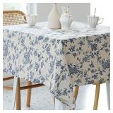 YIHOMER PASTORAL SQUARE TABLE CLOTH 100% POLYESTER