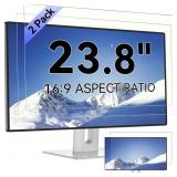 2-PACK 23.8 INCH COMPUTER BLUE LIGHT BLOCKING SCRE
