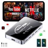 $130 AI BOX CARPLAY, 3-IN-1 WIRELESS CARPLAY ADAPT