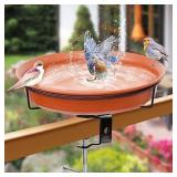 AUHOKY DECK MOUNTED BIRD BATH BOWL SPA FOR OUTSIDE