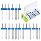 18PCS TWIN DOUBLE NEEDLES FOR SEWING MACHINE, 3 SI
