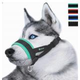 NYLON DOG MUZZLE FOR SMALL,MEDIUM,LARGE DOGS PREVE