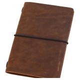 NEWESTOR POCKET TRAVELERS NOTEBOOK, REFILLABLE LEA