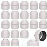 20 PCS TEA TIN CANISTER, AIRTIGHT DOUBLE LIDS 2.5
