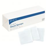 HCS WOVEN GAUZE PADS 2X2, SMALL MEDICAL SPONGES, W