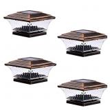 HUYIENO SOLAR POST CAP LIGHTS OUTDOOR LED LIGHTING