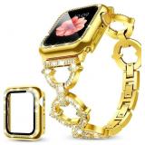 MESIME BLING JEWELRY BAND COMPATIBLE WITH APPLE WA