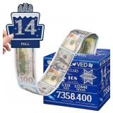 14 HAPPY BIRTHDAY MONEY BOX CASH GIFT, 14TH BIRTHD