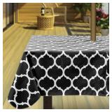 HIPINGER VINYL RECTANGLE/OBLONG TABLECLOTH WITH ZI