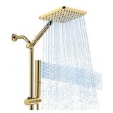 HIGH PRESSURE RAIN SHOWER HEAD WITH HANDHELD, DUAL