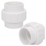2 PACK 2" PVC UNION COUPLING PIPE FITTING (SOCKET
