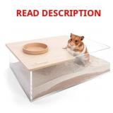 NITEANGEL ANIMAL SAND-BATH BOX: - ACRYLIC CRITTER