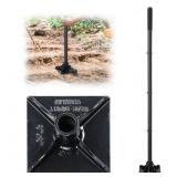 STEEL TAMPER, 8"X 8" GROUND TAMPER TOOL FOR GROUND