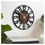 LEIKE 10IN ARABIC NUMERAL WALL CLOCK BATTERY OPERA