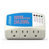 BSEED VOLTAGE PROTECTOR, 3 OUTLET PLUG IN SURGE PR