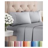 QUEEN SIZE 4 PIECE SHEET SET - BREATHABLE & COOLIN